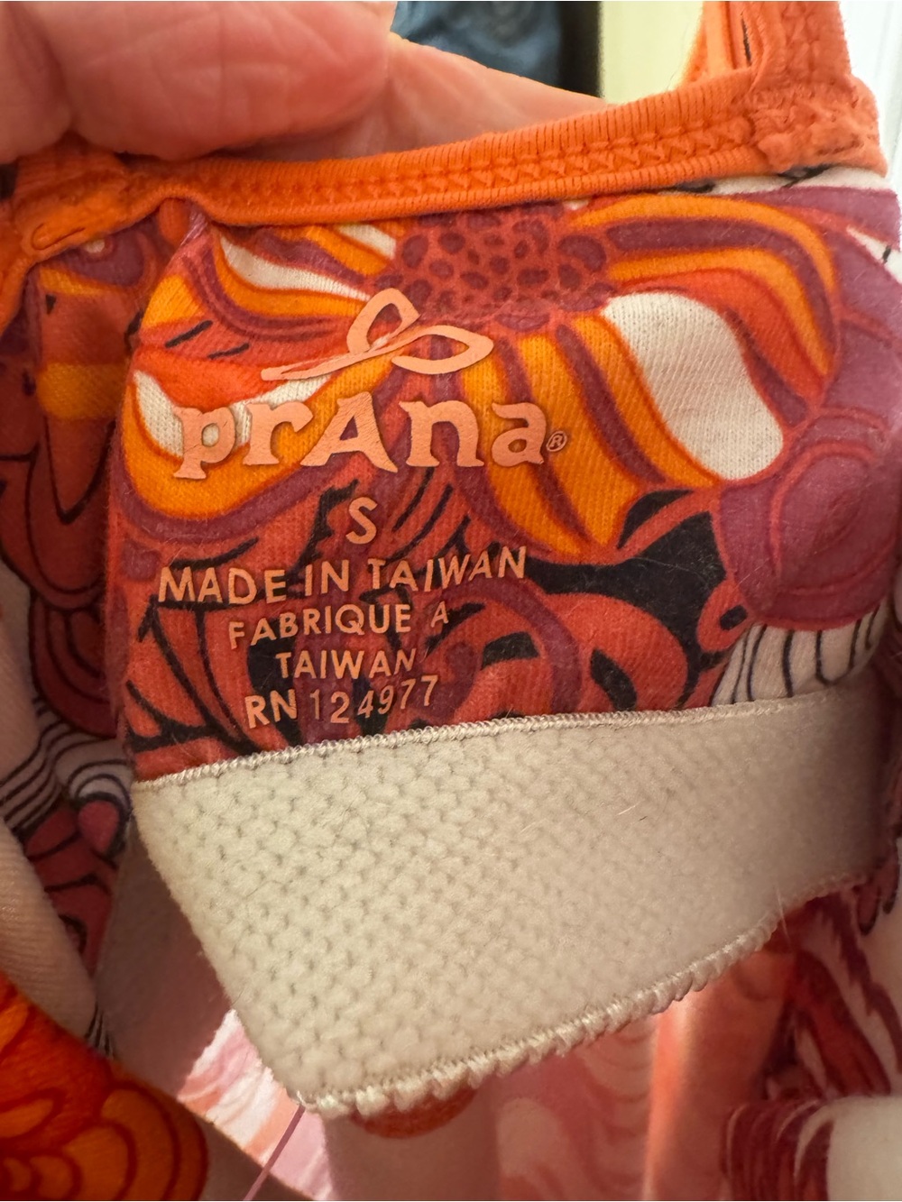 Prana Orange and Pink Floral Tank Dress - Picture 3 of 3